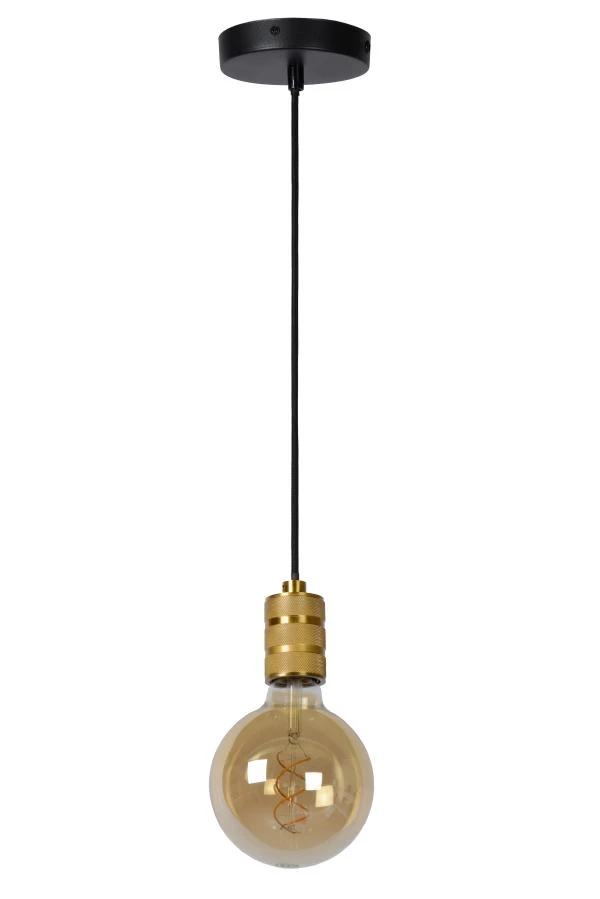 Lucide JOVA - Suspension - Ø 12 cm - 1xE27 - Or Mat / Laiton - éteint